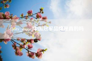 太原中国冠军品牌是真的吗