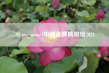 太原中国金牌榜明细2021