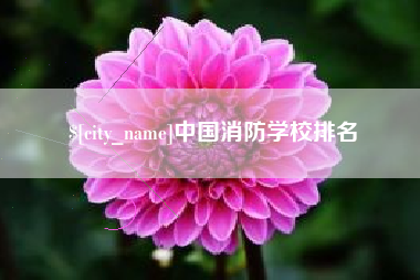 太原中国消防学校排名
