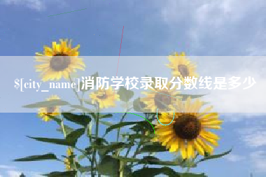 太原消防学校录取分数线是多少