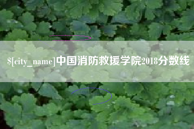太原中国消防救援学院2018分数线