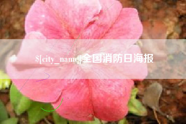 太原全国消防日海报