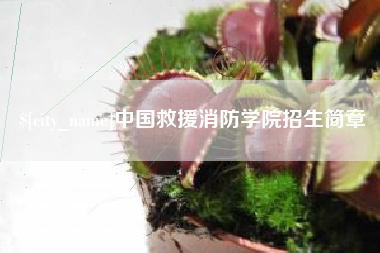 太原中国救援消防学院招生简章