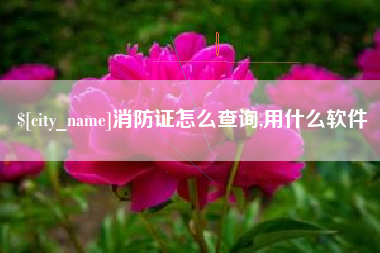 太原消防证怎么查询,用什么软件