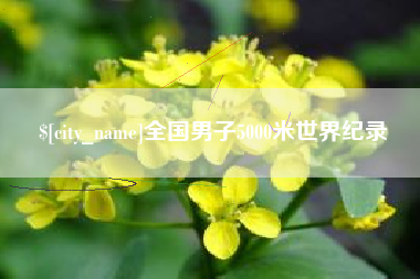太原全国男子5000米世界纪录