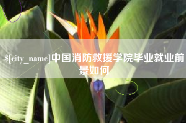 太原中国消防救援学院毕业就业前景如何
