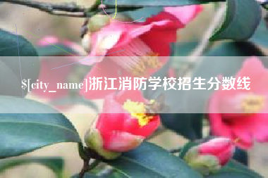 太原浙江消防学校招生分数线