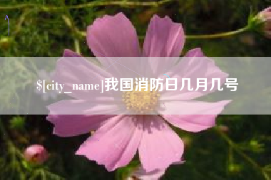 太原我国消防日几月几号