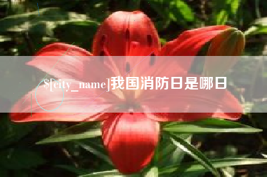 太原我国消防日是哪日