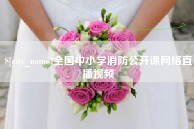 太原全国中小学消防公开课网络直播视频