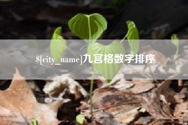 太原九宫格数字排序
