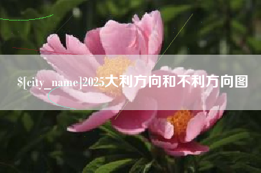 太原2025大利方向和不利方向图