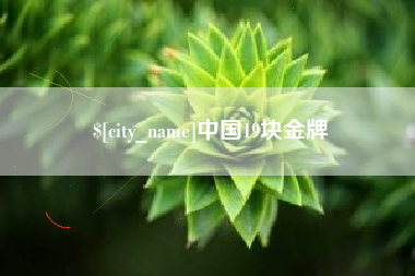 太原中国19块金牌