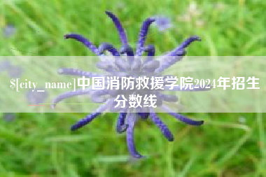 太原中国消防救援学院2024年招生分数线