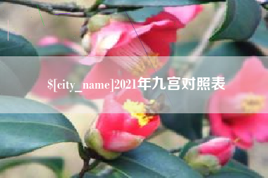 太原2021年九宫对照表