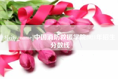 太原中国消防救援学院2021年招生分数线