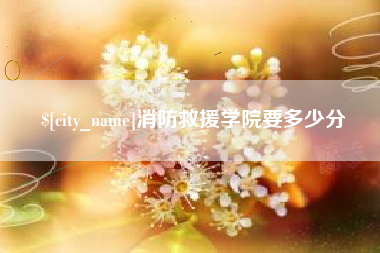 太原消防救援学院要多少分